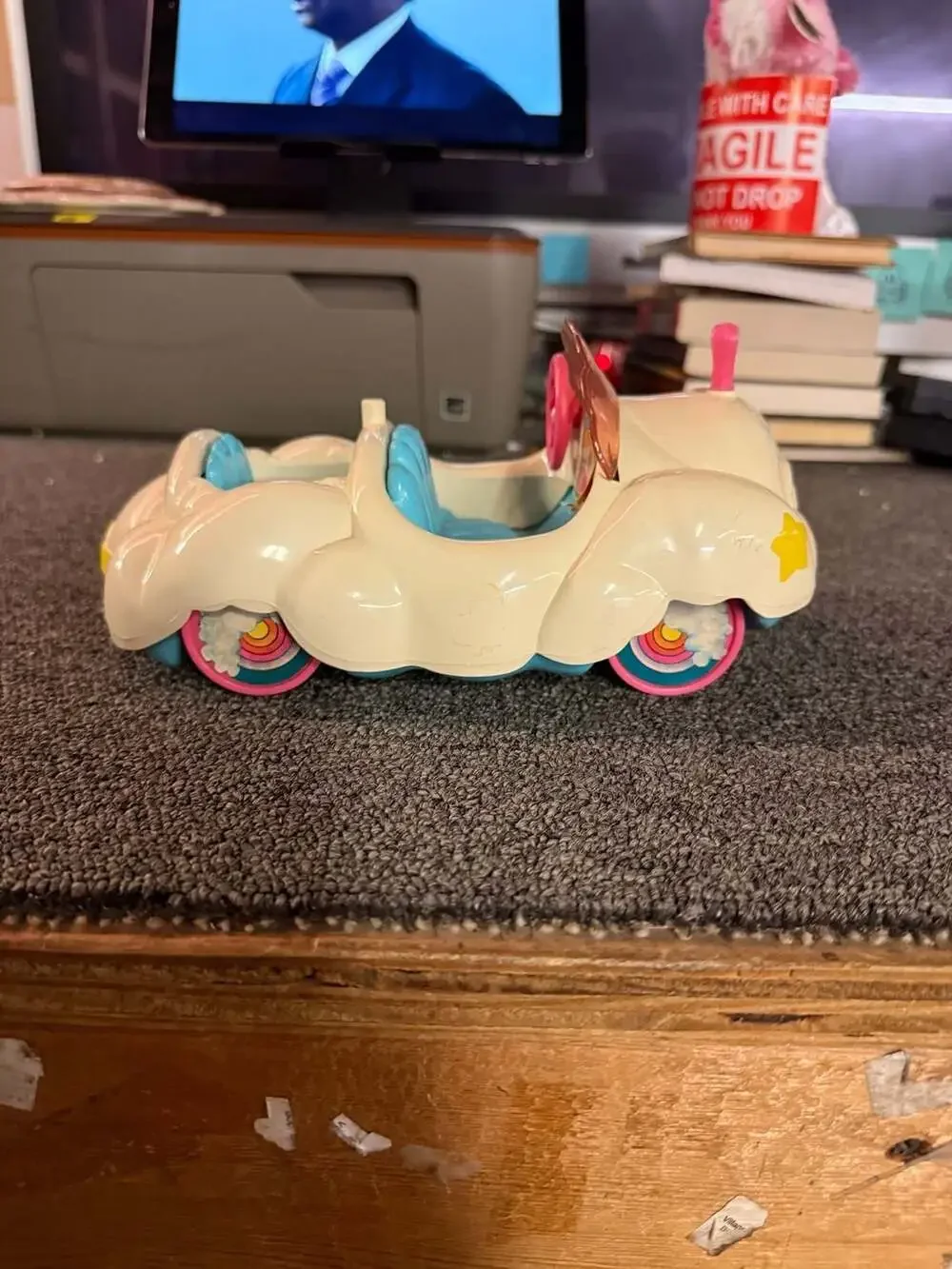 Vintage 1983 Care Bears Cloud Car